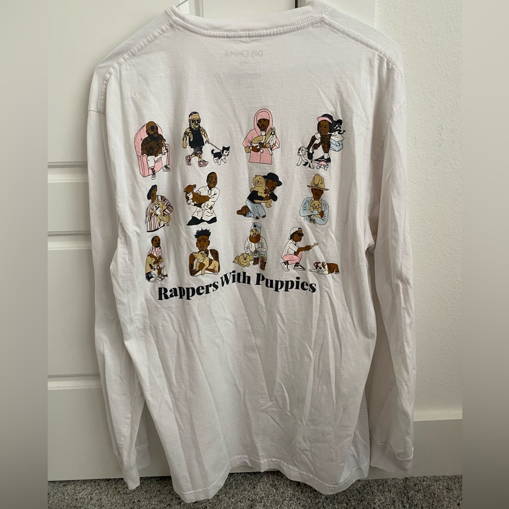 “Rappers with Puppies” Long Sleeve T-shirt Men’s L